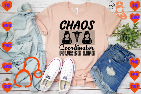 Chaos Coordinator, Nurse Life: A Versatile Embroidery Design