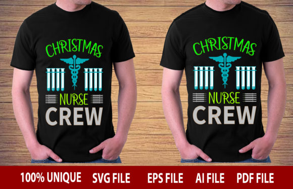 Christmas Nurse Crew T-Shirt Design Review