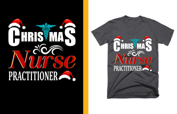 Christmas Nurse Practitioner Embroidery Design