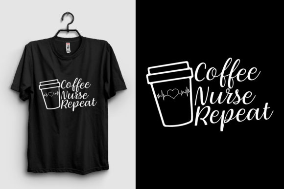 Coffee Nurse Repeat T-Shirt Embroidery Review