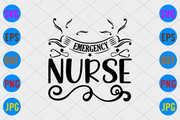 Emergency Nurse: A Versatile Design for Custom Apparel