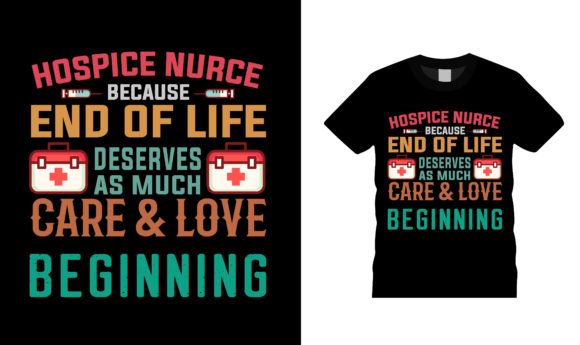 Hospice Nurse Tee: A Touching Tribute in Embroidery