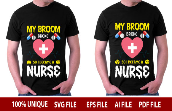 My Broom Broke, So I Became a Nurse: A Spooky and Clever Design