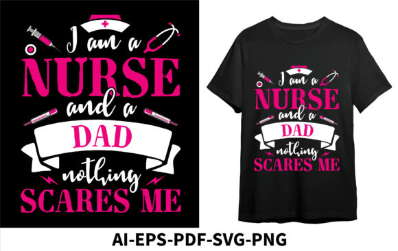 Nurse and Dad Embroidery: A Bold Statement