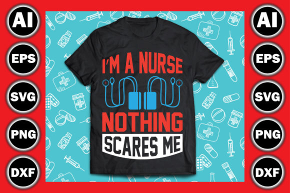 Nurse Embroidery Design: Bold and Fearless