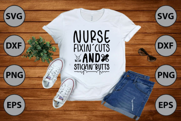 Nurse Fixin’cuts and Stickin’butts: A Charming Embroidery Design