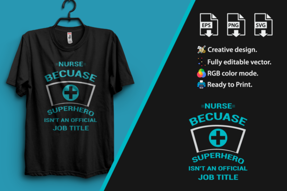 Nurse T-Shirt Design: A Versatile Embroidery Choice
