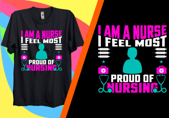 Proud Nurse Embroidery Design for Custom Apparel