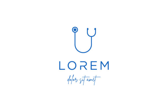 Review: Letter U Stethoscope Medical Logo
