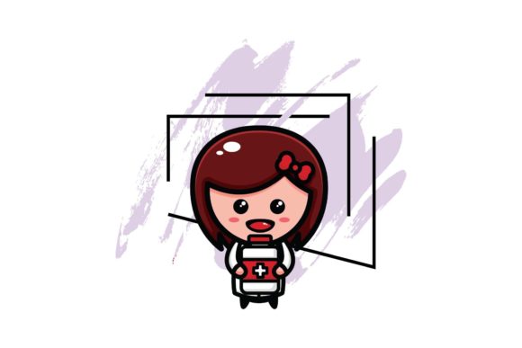 Review of Nurse Cute Flat Design for Embroidery Projects