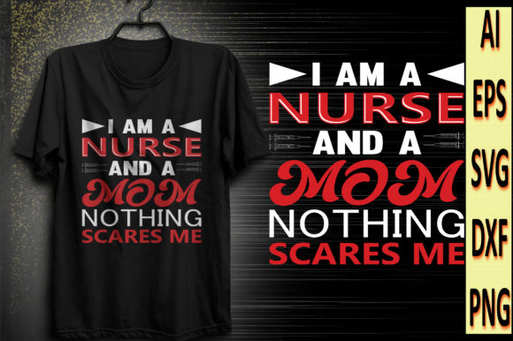 Reviewing Typography Nurse T-Shirt Design