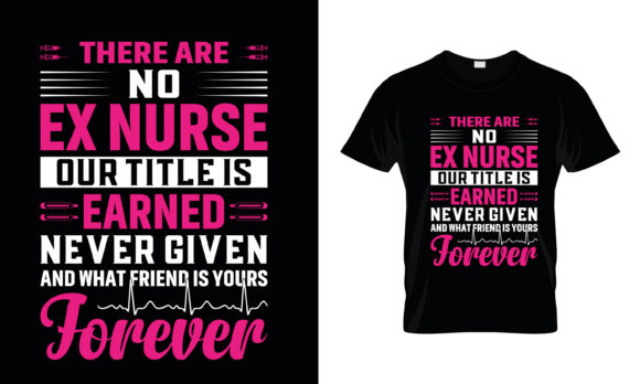 There Are No Ex-Nurse: A Proud Embroidery Design